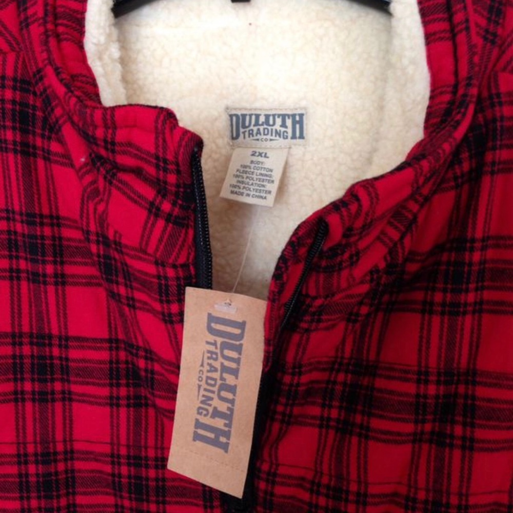 Duluth Trading Wool Lined Vest